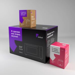 Digital packaging, home appliance packaging, smart device packaging, adapter packaging